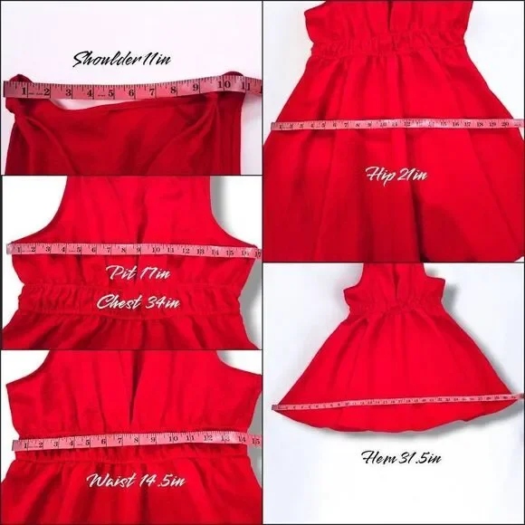 Knot A-line Dress(C047)-Size L for Women - Picture 10 of 11